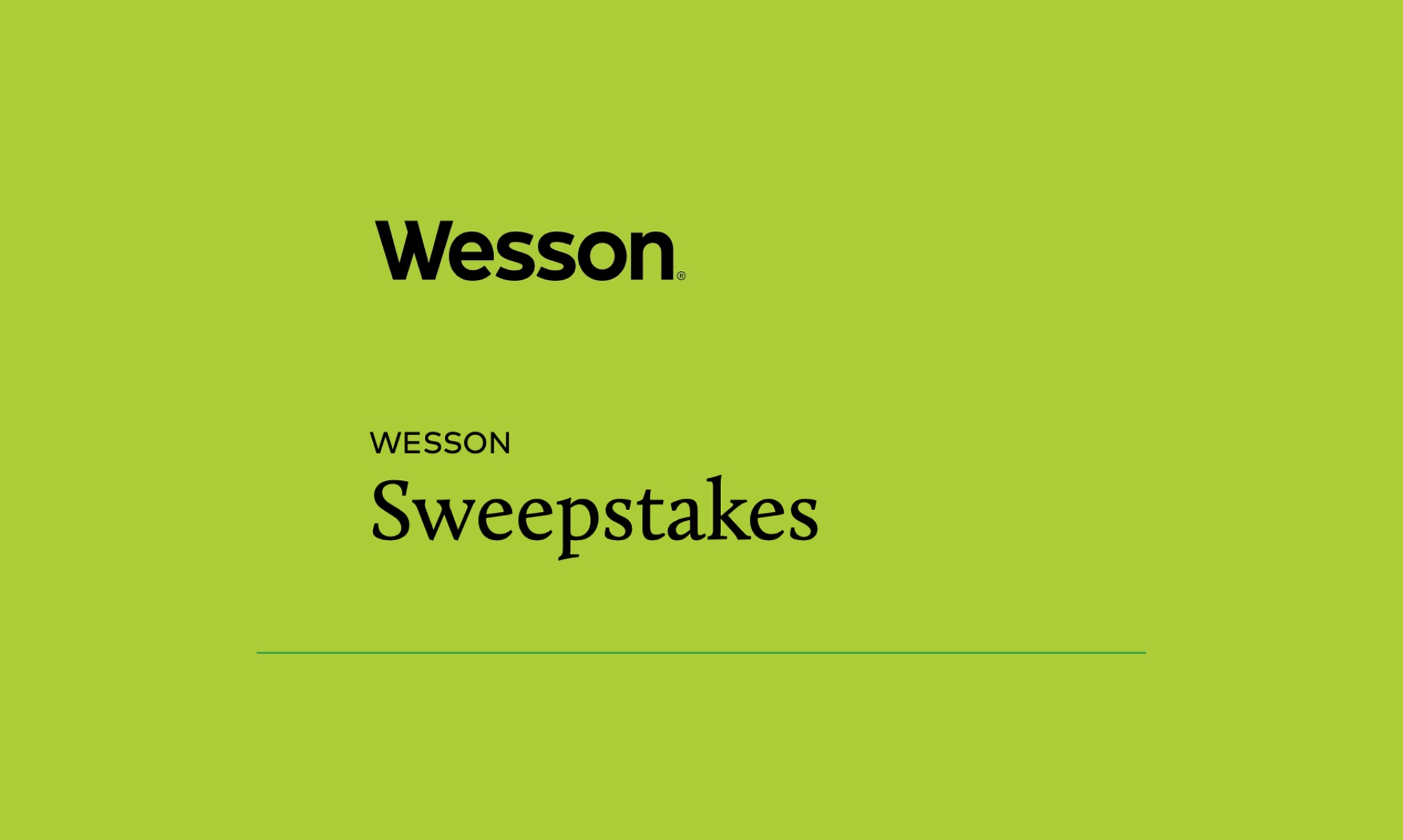 Enter for a Chance to Win a Wesson Oil BBQ Package! 