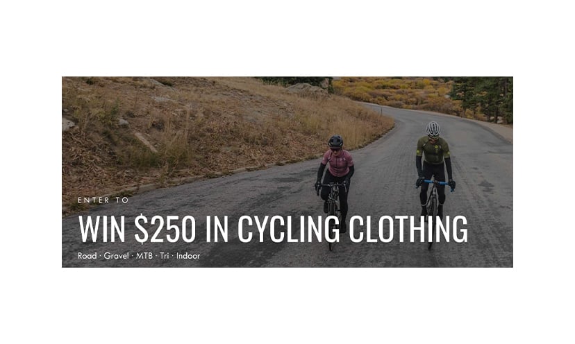 Enter for a Chance to Win Monthly Cycling Gear!