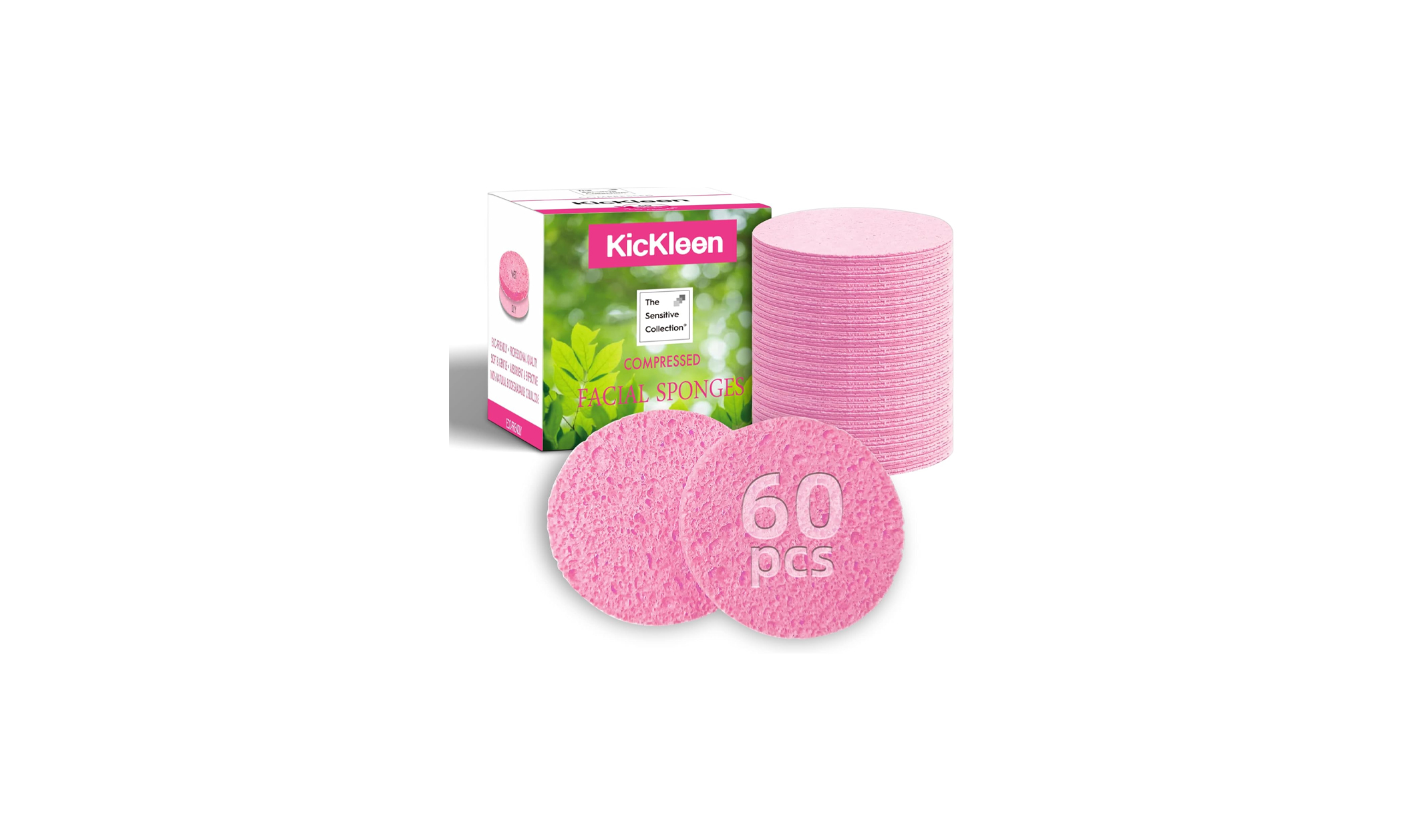 Save 30% on a 60-Count Package of Natural Spa Sponges!