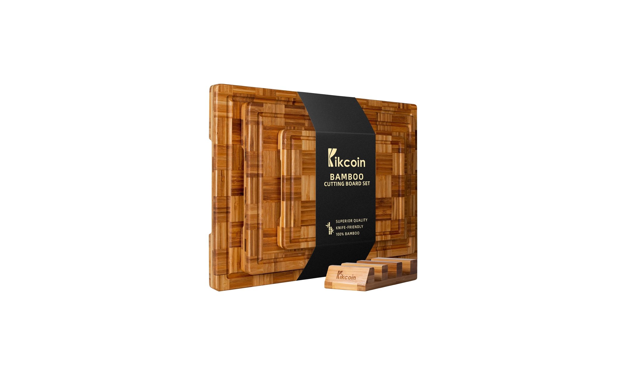 Save 40% on a Three Piece Set of Butcher Block Bamboo Cutting Boards!