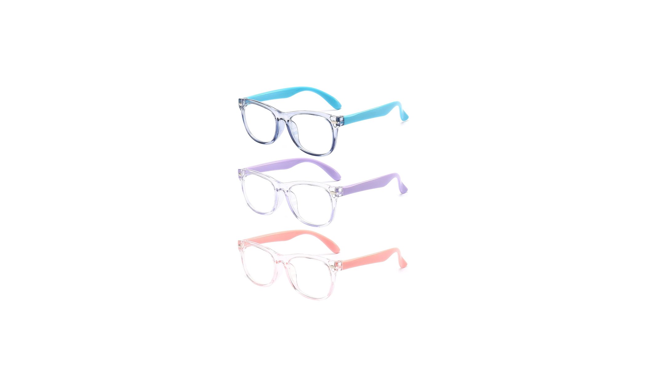 Save 41% on a Three Piece Package of Blue Light Glasses for Kids!