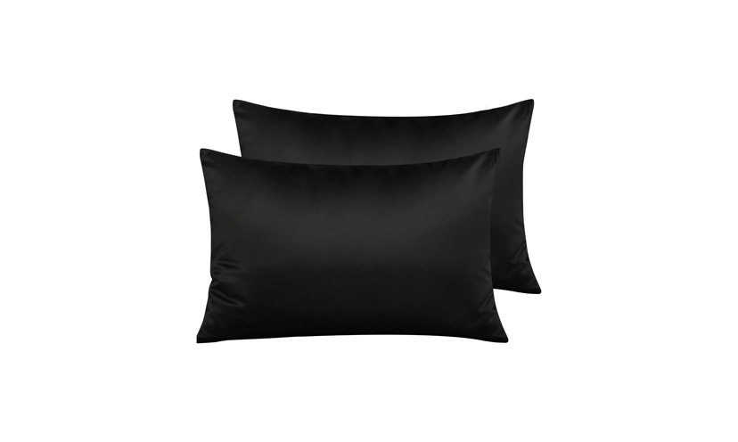 Save 42% on a Set of Two Satin Pillowcases for Hair and Skin Protection!