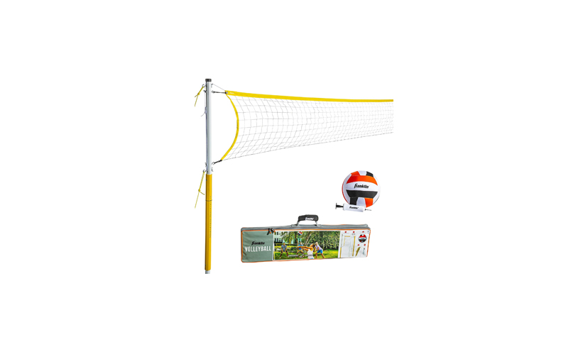 Save 44% on a Franklin Sports Backyard Volleyball Net with Poles! 