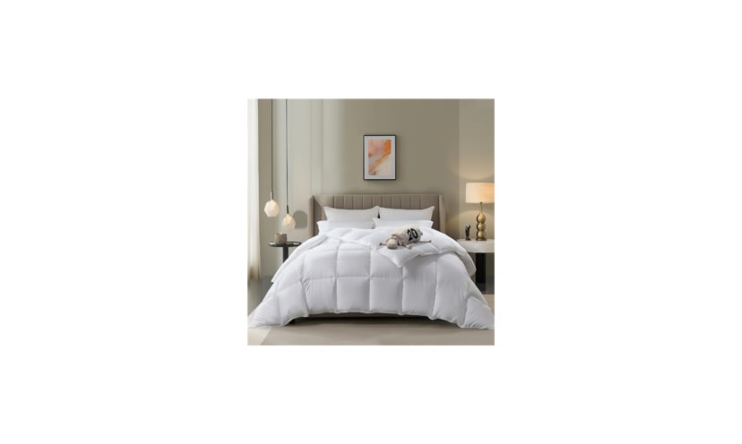 Save 61% on Serta White Goose Down Comforter/ Duvet Insert!