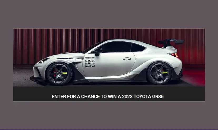 Enter to Win a Customized 2023 Toyota GR86!