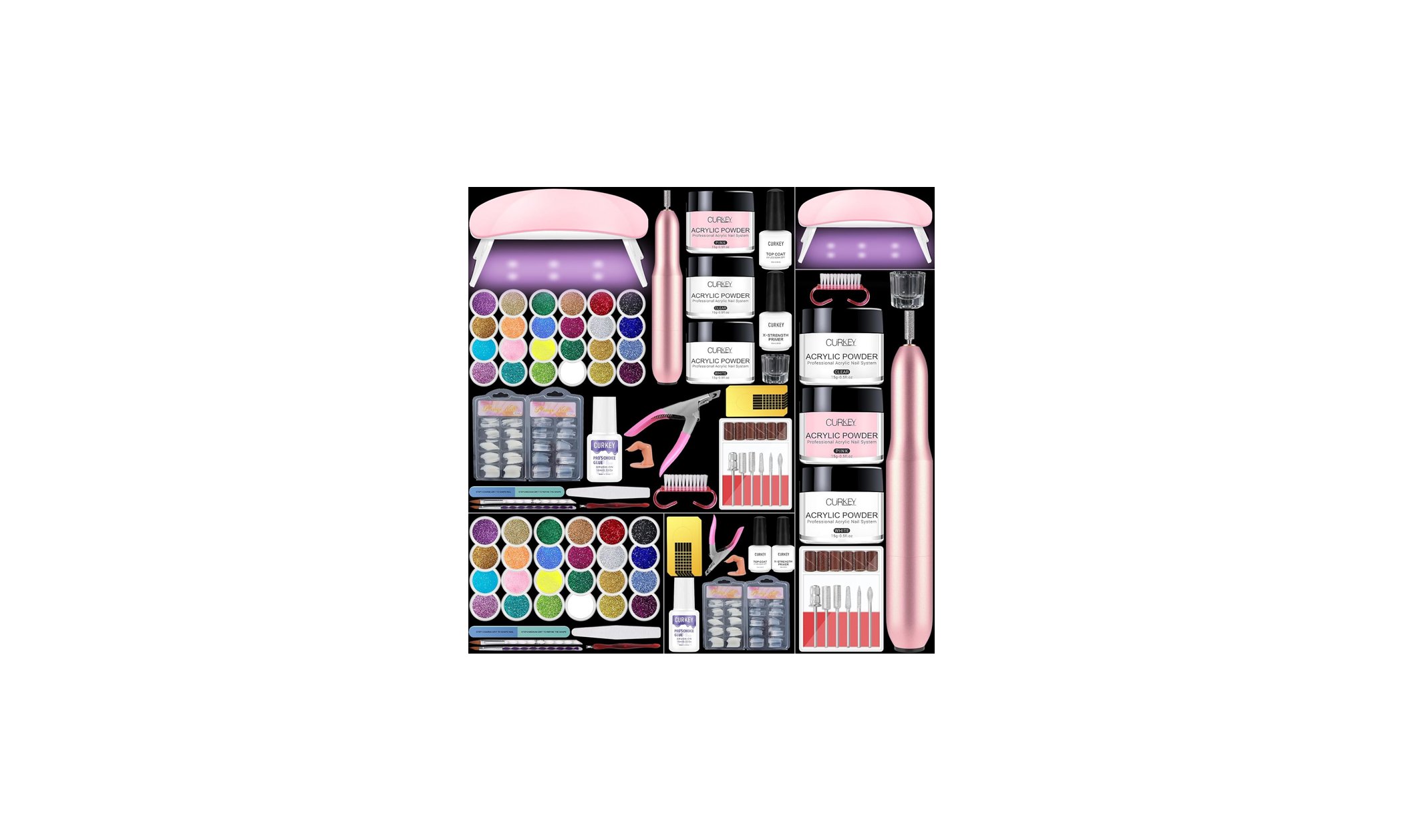 Save 33% on Curkey Acrylic Nail Kit with Everything!