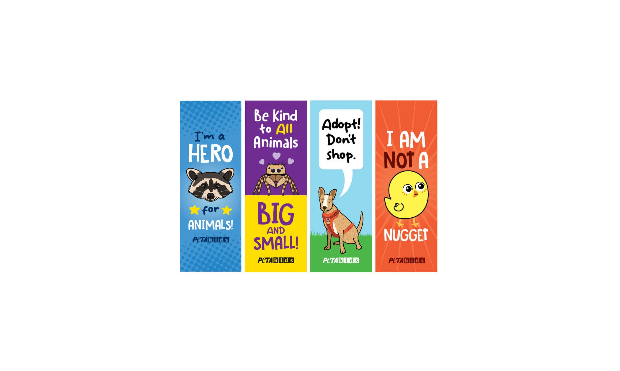 Claim Your FREE PETA Kids Bookmarks!