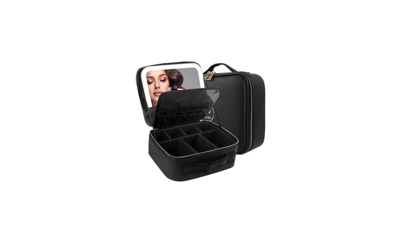 Save 43% on a Makeup Case With a Built in Light Up Mirror!