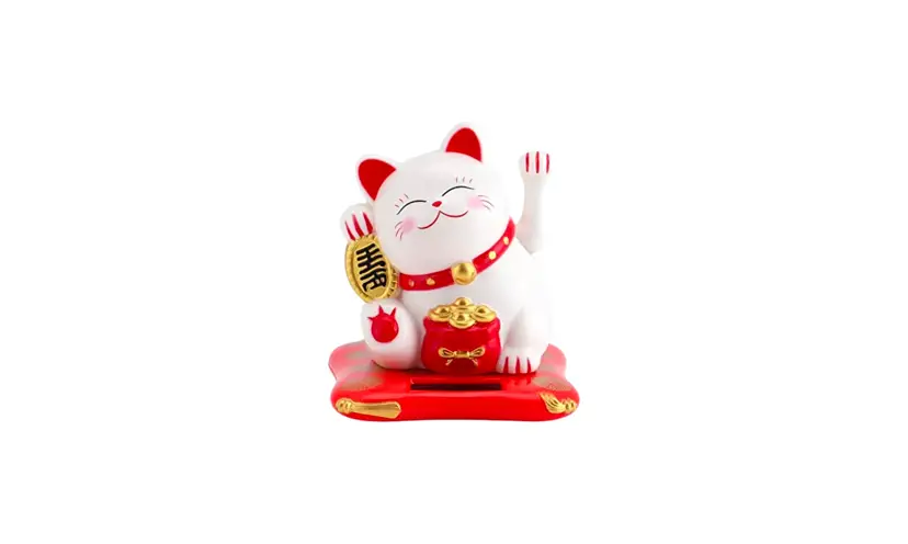 Save 45% on a Good Luck Japanese Waving Cat!