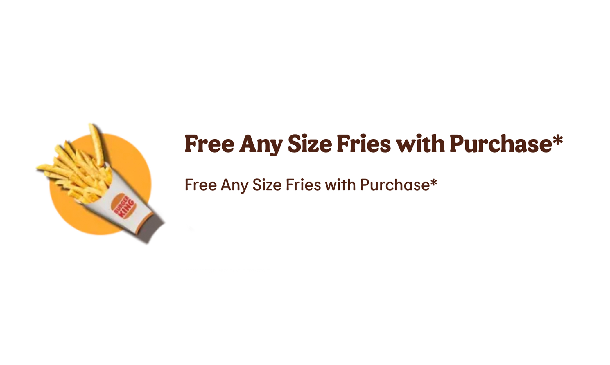 Claim Your FREE Fries Every Week at Burger King!