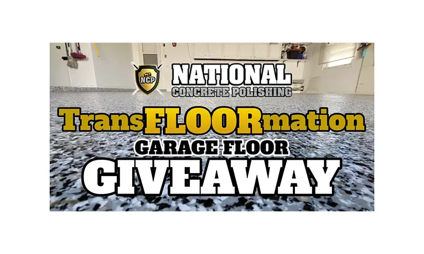 Enter for a Chance to Win a $3,000 Epoxy Garage Floor Coating!