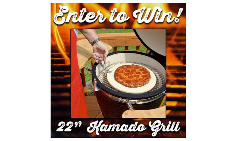 Enter for a Chance to Win a Carolina Cooker Kamado Grill with a Cover and Accessories!