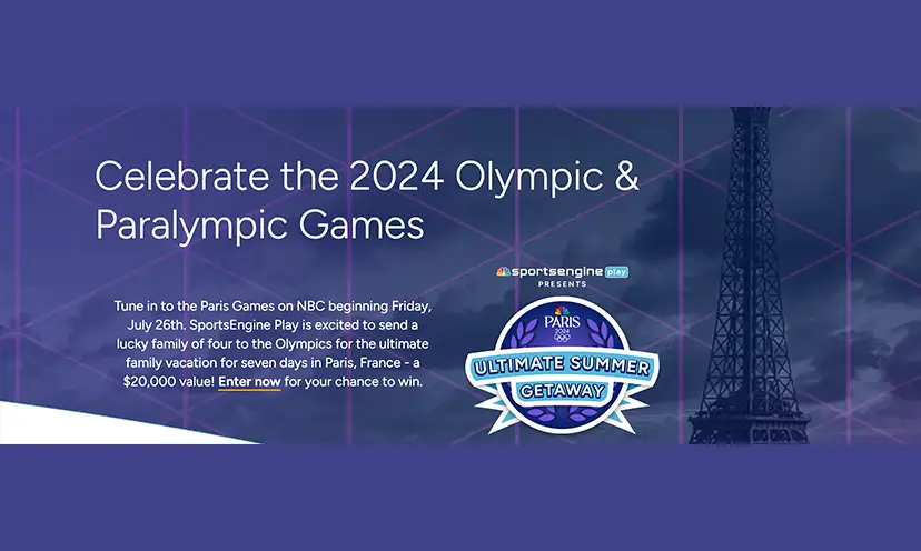 Enter for a Chance to Win a Trip for Four to The Olympics and Paralympics in Paris, France!