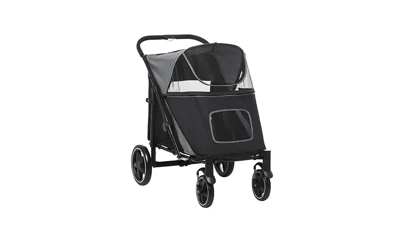 Save 30% on a One Click Foldable Dog Stroller!