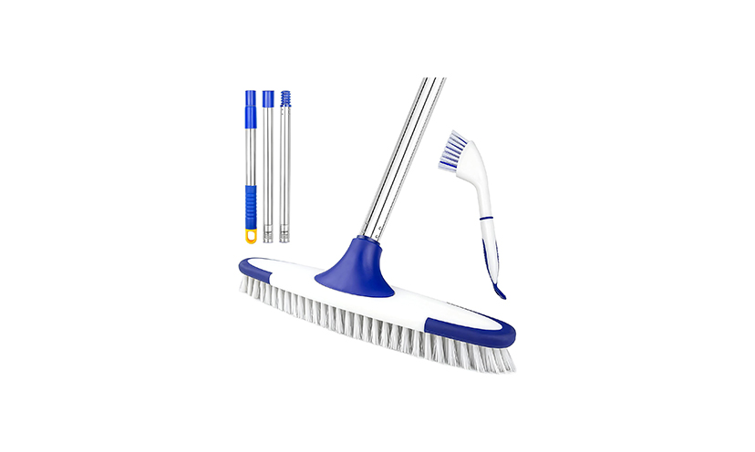 Save 41% on a Long Handled Garage and Outdoor Scrub Brush!