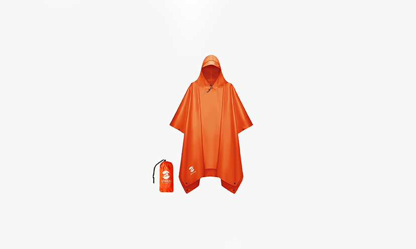 Save 44% on a Hooded Rain Poncho!