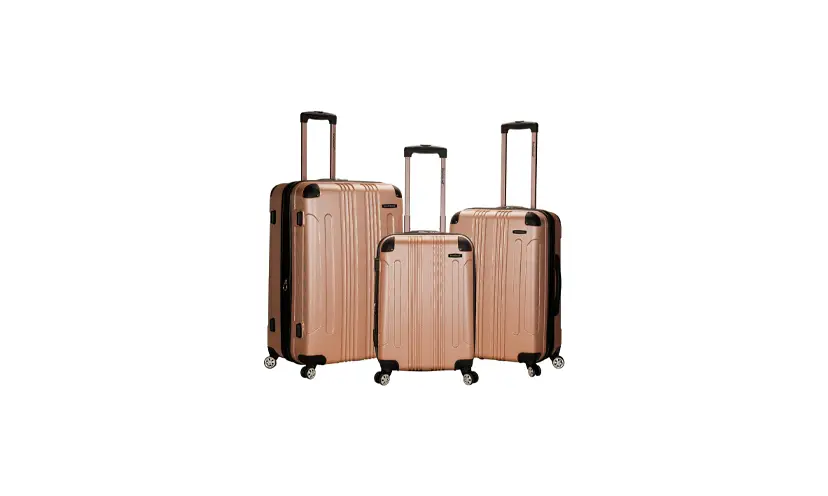 Save 73% on a Rockland Three Piece Luggage Set!