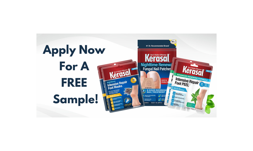 Claim Your FREE Sample of Foot and Nail Care Products From Kerasal!