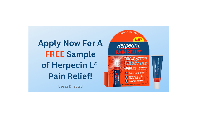 Claim Your FREE Sample of Herpecin-L Pain Relief!