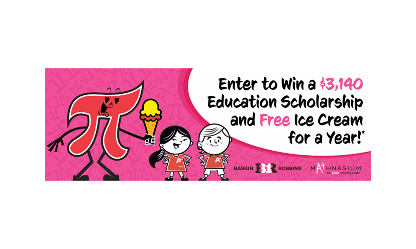 Enter for a Chance to Win a Mathnasium Education Scholarship and Baskin Robbins Ice Cream for a Year!