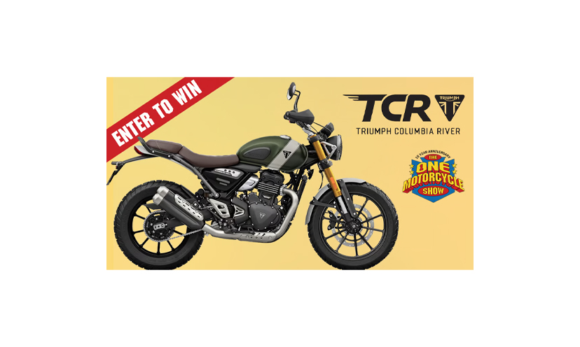 Enter for a Chance to Win a Triumph 400X Scrambler Motorcycle!