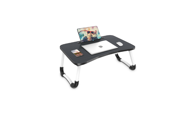 Save 32% on a Black Gold Portable Foldable Laptop Desk!