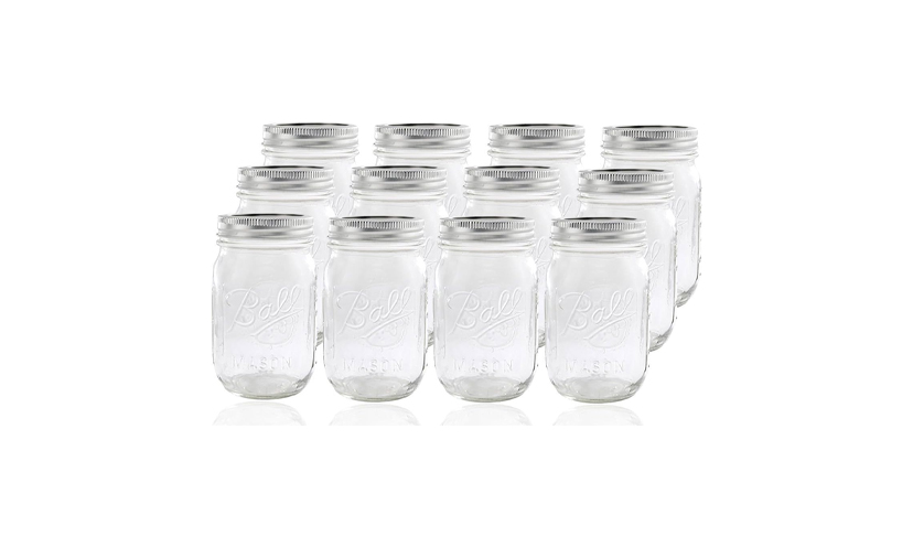 Save 38% on Ball Glass Canning Jars 12-Count!