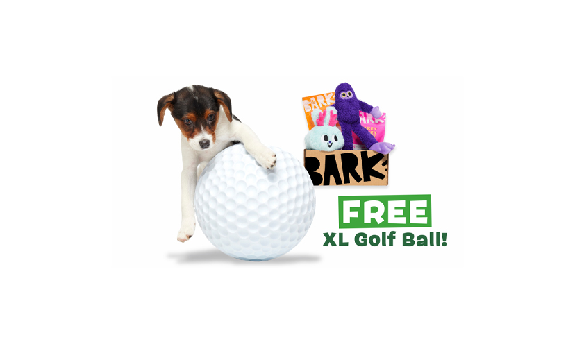 Claim Your FREE Large Golf Ball for Your Dog!