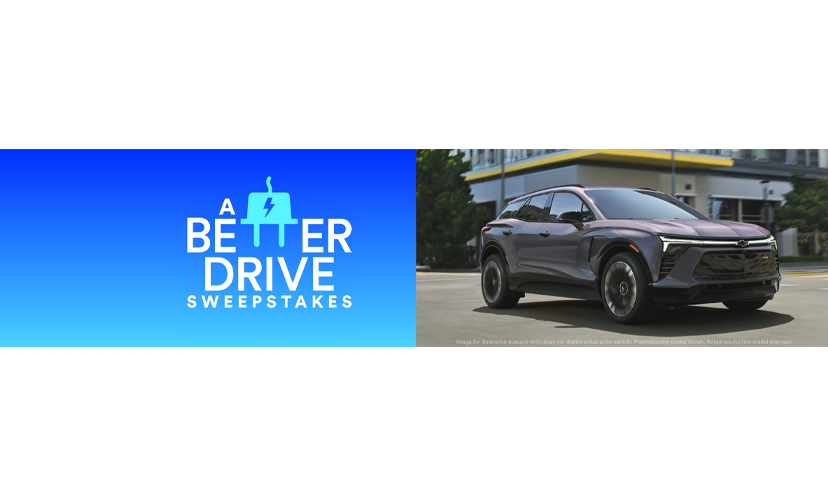 Enter for a Chance to Win a Chevrolet Blazer Electric SUV!