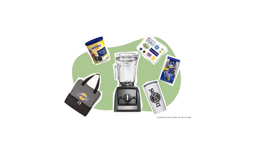 Enter for a Chance to Win a Vitamix Blender, Sunsweet Products and More!