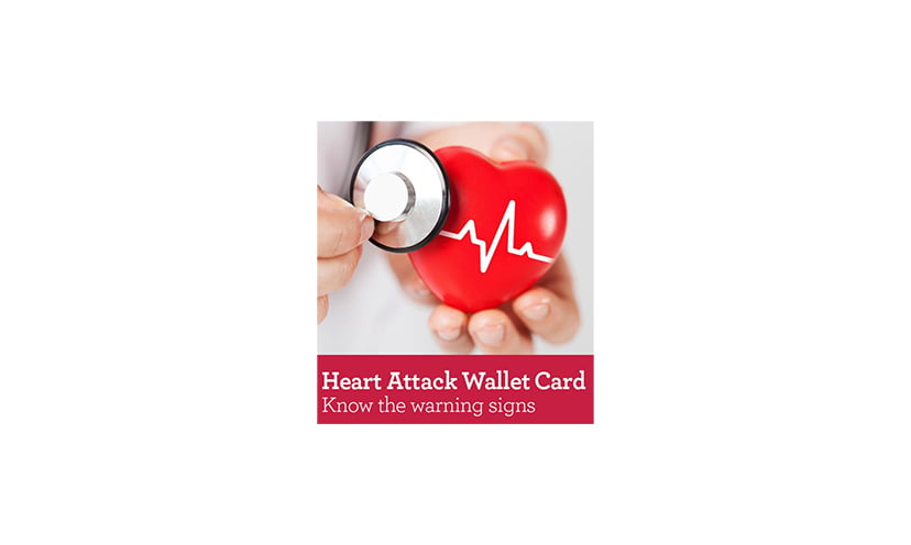 Claim Your FREE Heart Attack Wallet Card!