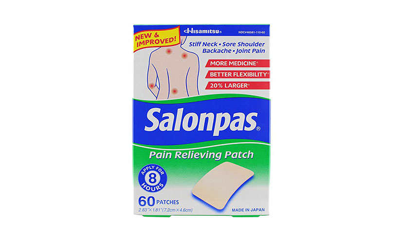 Claim Your FREE Salonpas Pain Relief Patch!