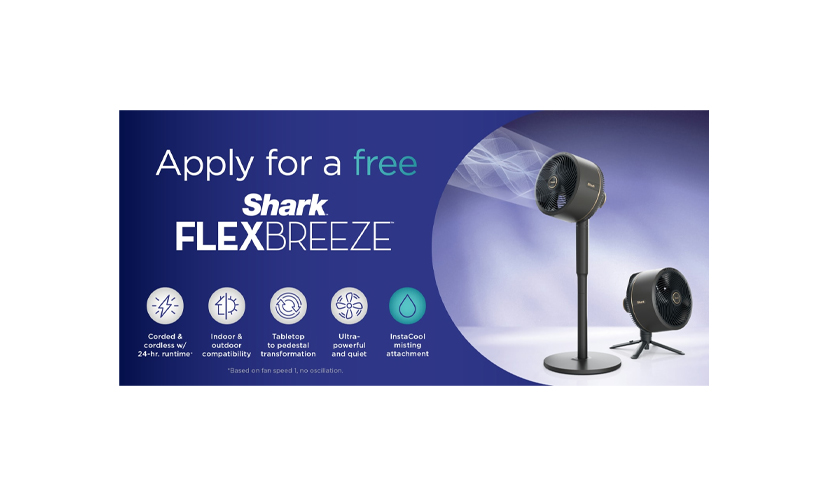 Claim Your FREE SharkNinja FlexBreeze Fan!