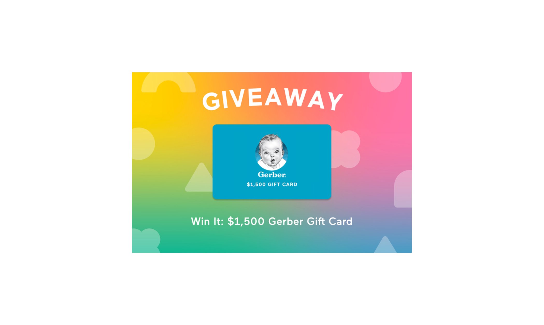 Enter for a Chance to Win a $1,500 Gerber Gift Card! 