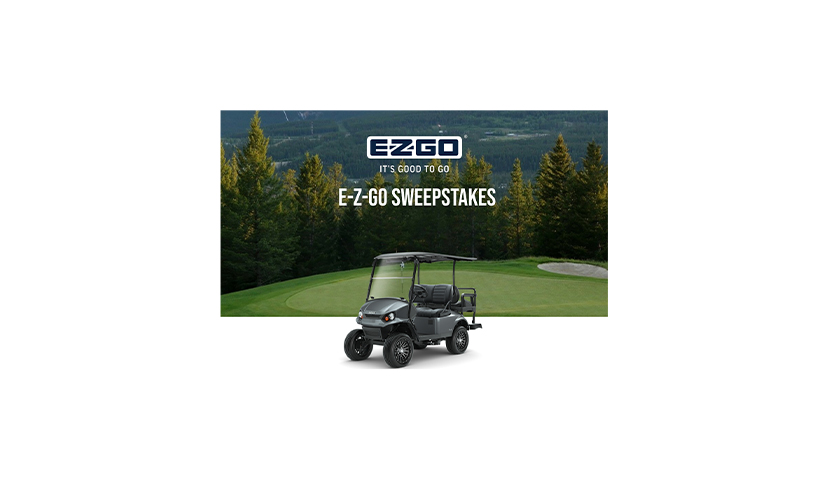 Enter for a Chance to Win a 2024 E-Z-GO Barstool Classic Golf Cart!