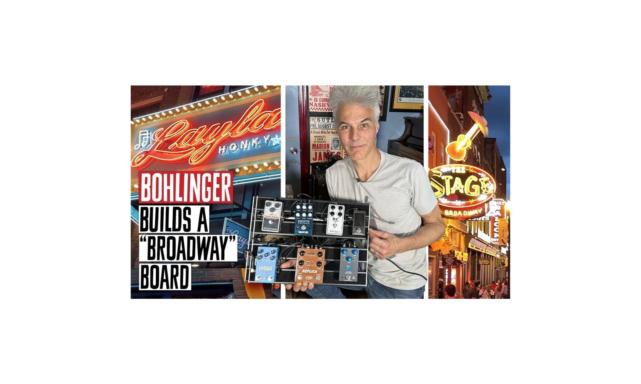 Enter for a Chance to Win a Bohlinger’s Broadway Pedalboard!