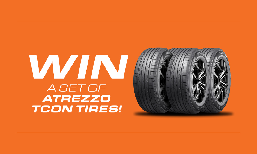 Enter for a Chance to Win a Set of Atrezzo Passenger Vehicle Tires!