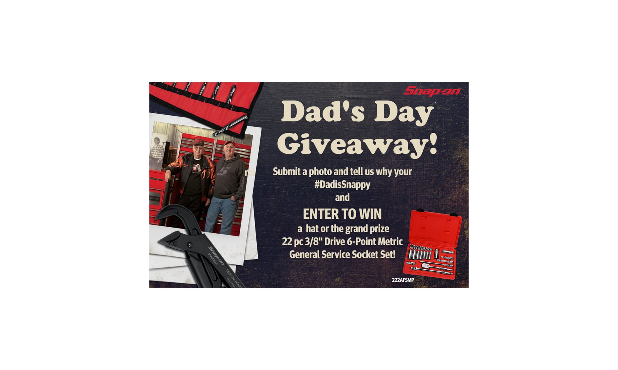 Enter for a Chance to Win a Snap-on 22-Piece Metric Socket Set!