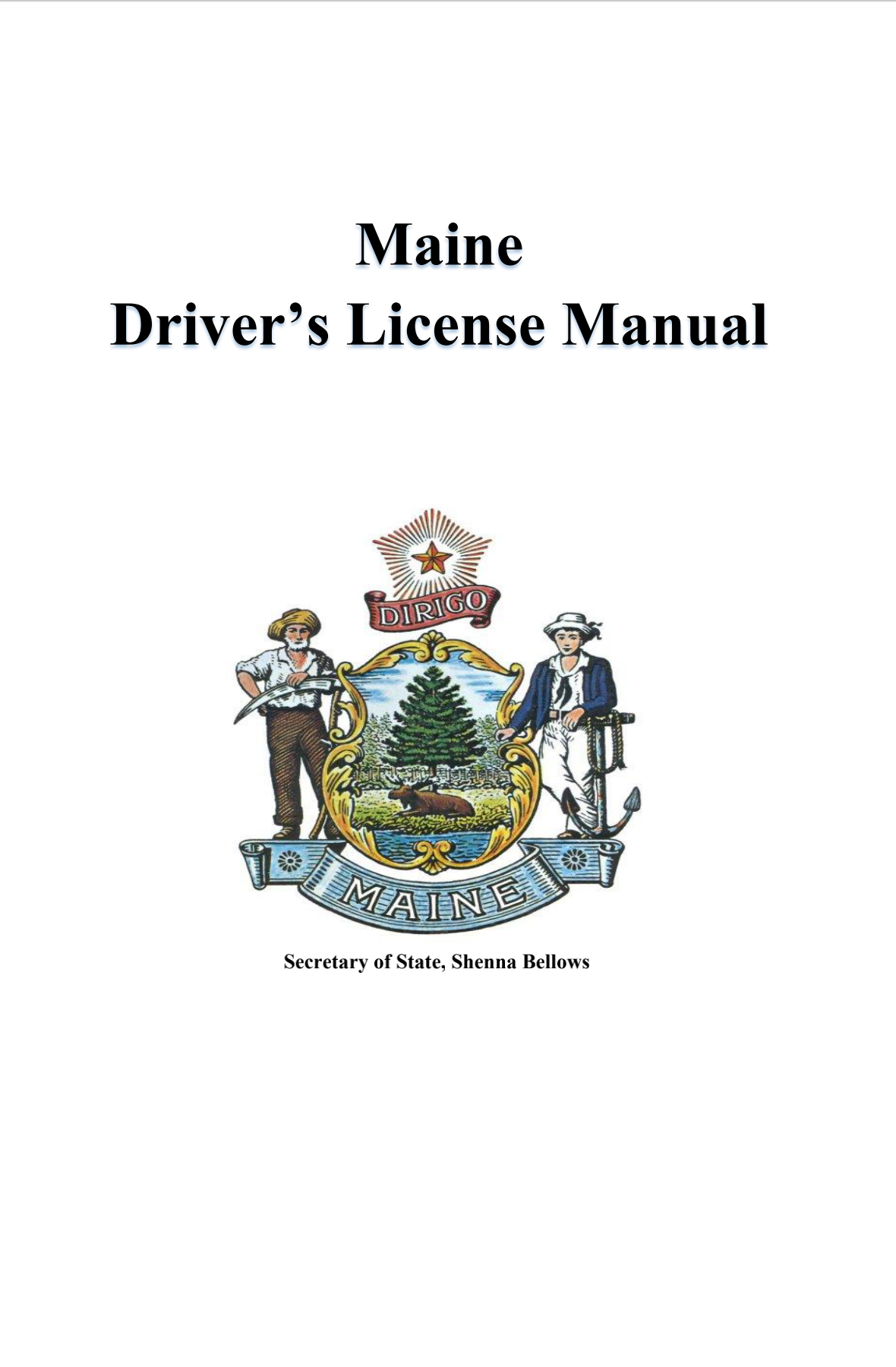 Maine Driver's Handbook