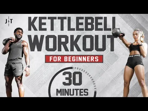 30 Minute Beginner Kettlebell Workout [Full Body Strength Training]