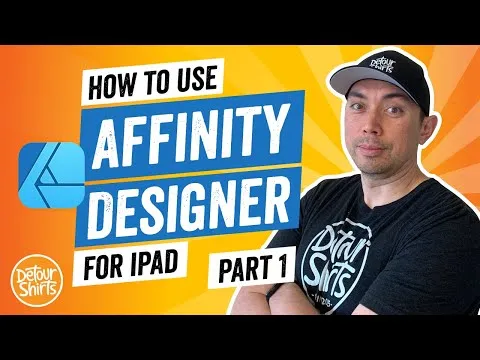 Affinity Designer for iPad Tutorial for Beginners - Learn how to use Affinity Designer Part 1