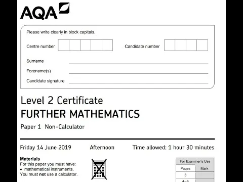 aqa-further-maths-gcse-level-2-2019-paper-1-7711