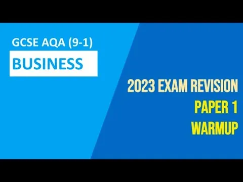 aqa-gcse-business-paper-1-2023-pre-exam-warmup-7708