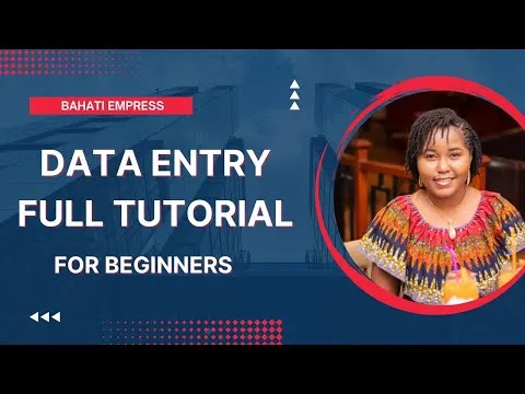 Data Entry Work Complete Tutorial in Excel - Data Entry in Excel #data ...