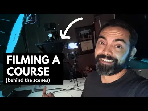 Filming an Online Course (Behind the Scenes) - The Income Stream #197