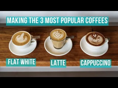 How to Make the 3 Most Popular Milk Coffees #barista #coffee