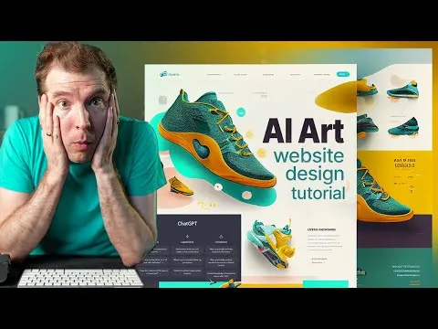 How to use AI Art and ChatGPT to Create a Insane Web Designs