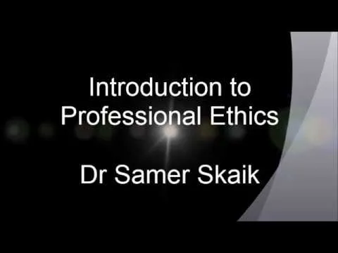 Introduction to Professional Ethics