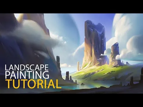 Landscape Digital Painting Tutorial