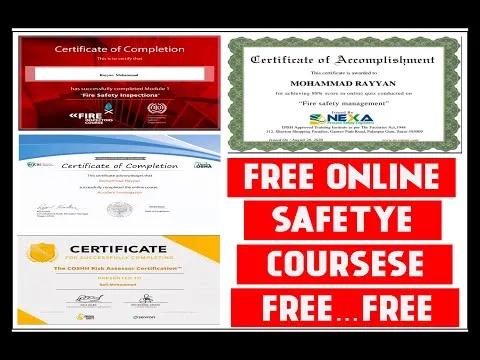 Online Safety Courses with Certification